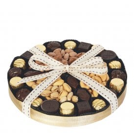 9 inch Nut Dried fruits and choc Platter