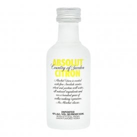 Absolut Citron Vodka - 5cl Miniature