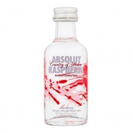 Absolut Raspberri Vodka - 5cl Miniature