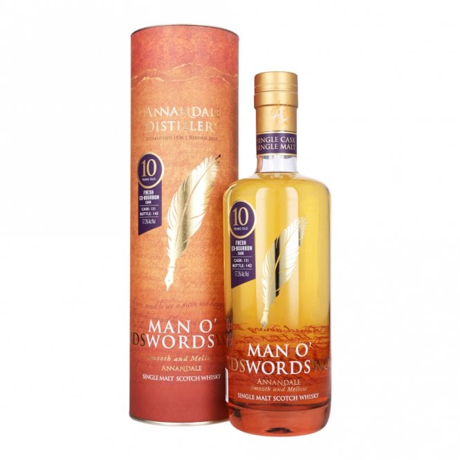 Annandale Man O’Words 10 Year Old - Cask 131 - Fresh Ex-Bourbon Cask