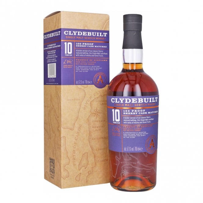 Ardgowan Clydebuilt 10 Year Old - 100 Proof Sherry Cask Matured