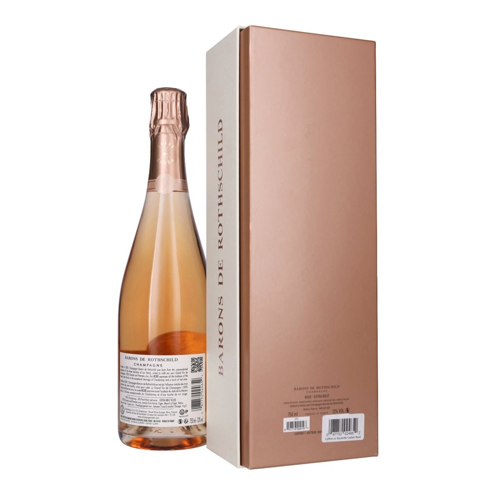 ワイン CHAMPAGNE BARONS DE ROTHSCHILD ROSE Barons de Rothschild Rose Champagne - Wine from The Grapevine UK