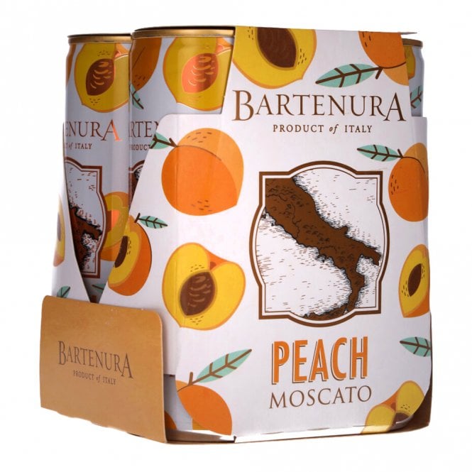 Bartenura Peach Can - Pack of 4