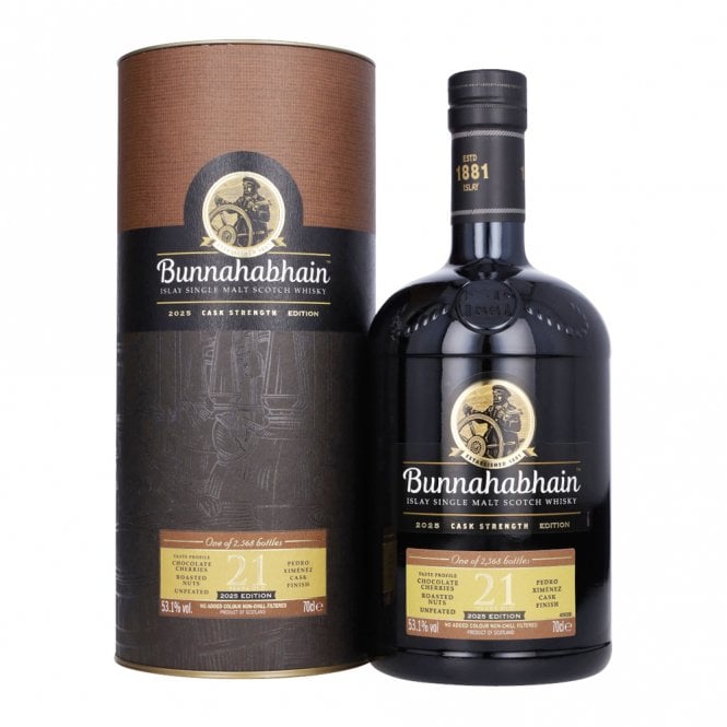 Bunnahabhain 21 Year Old - Cask Strength 2025 Edition