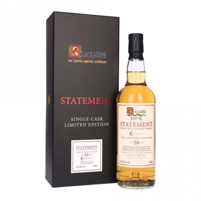Caperdonich 1996 - 26 Year Old - Statement 58 - Blackadder Raw Cask	