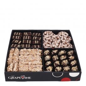 Chocolate & Treats - 4 Compartment  Square Tray
