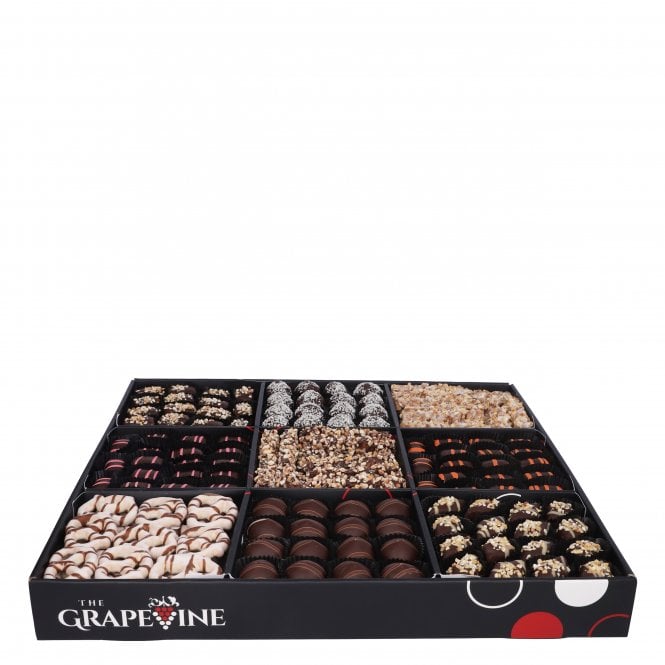 Chocolates & Crunchies - 9 Compartment Square Tray