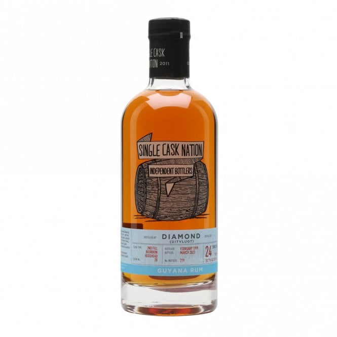 Diamond (Uitvlugt) 1999 - 24 Year Old - Single Cask Nation KW16368 Front