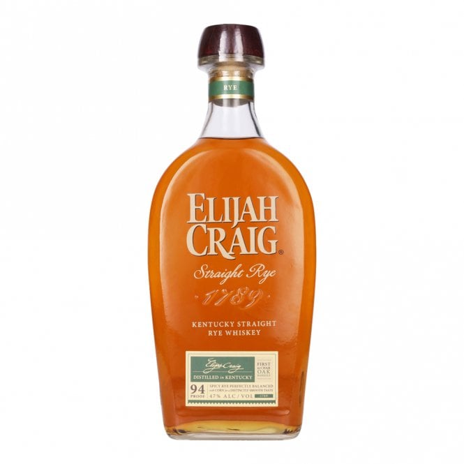 Elijah Craig Straight Rye Whiskey