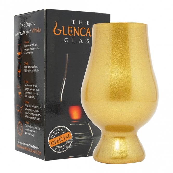 Glencairn Coloured Whisky Glass - Gold