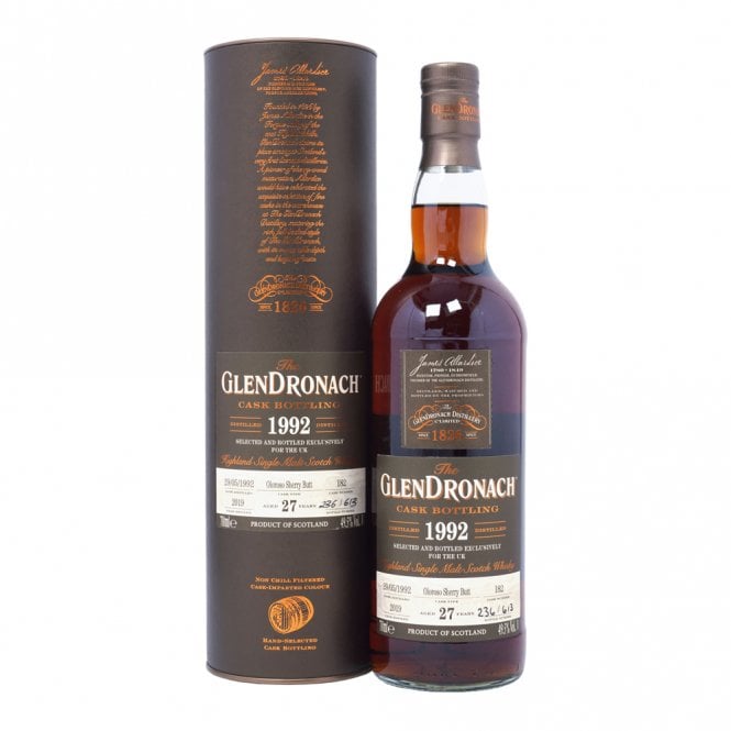 GlenDronach 27 Year Old - Cask #182  Oloroso Sherry - UK Exclusive