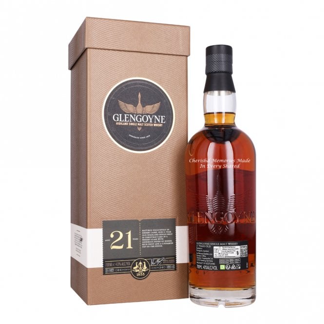 Glengoyne 21 Year Old - Sherry Cask - With Personalised Engraving