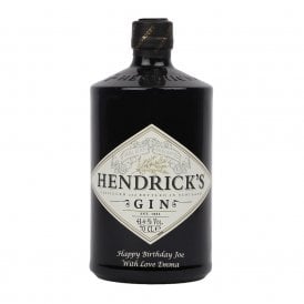 Hendrick's Gin - With Personalised Engraving