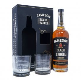 Jameson Black Barrel - 2 Glass Gift Pack
