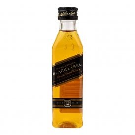 Johnnie Walker Black Label 12 Year Old - 5cl Miniature