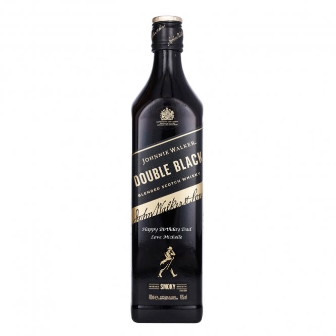 Johnnie Walker Double Black - With Personalised Engraving