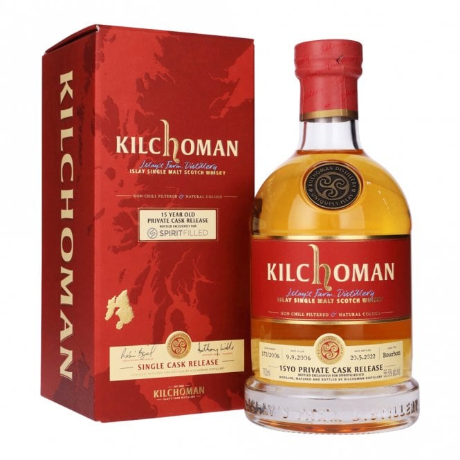 Kilchoman 15 Year Old - Spiritfilled Private Cask Release