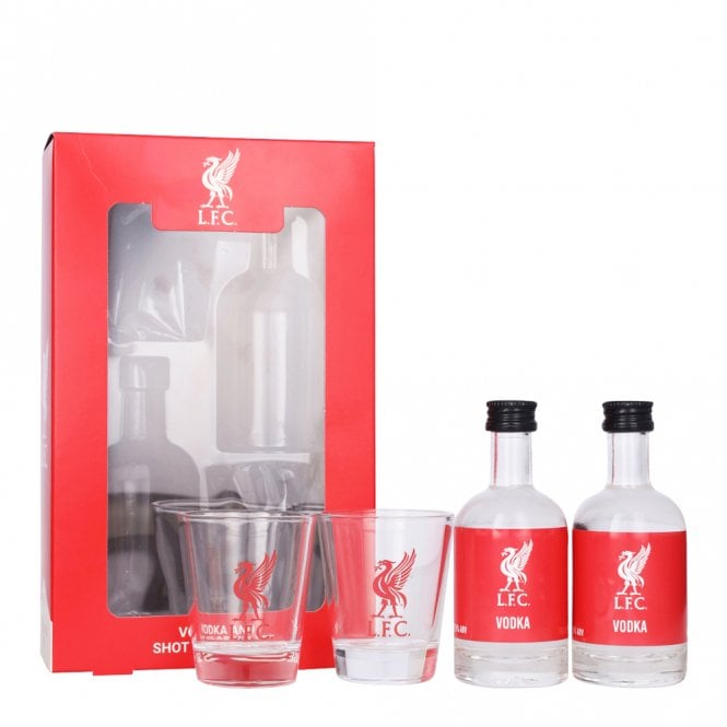 Liverpool FC Vodka - 2x5cl Miniature Gift Pack