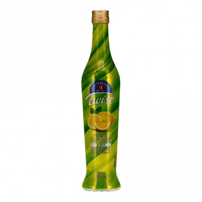 Mediterranean Twist Craft Cocktail Arak & Lemon