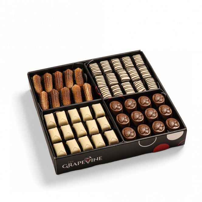 Milky Chocolates - 4 Compartment Square Tray