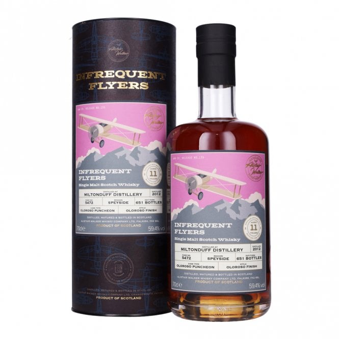 Miltonduff 2012 - 11 Year Old - Cask 5472 - Infrequent Flyers