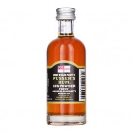 Pusser's Navy Rum Gunpowder Proof - 5cl Miniature