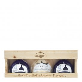 Sharish Gin - 3x5cl Wooden Gift Pack