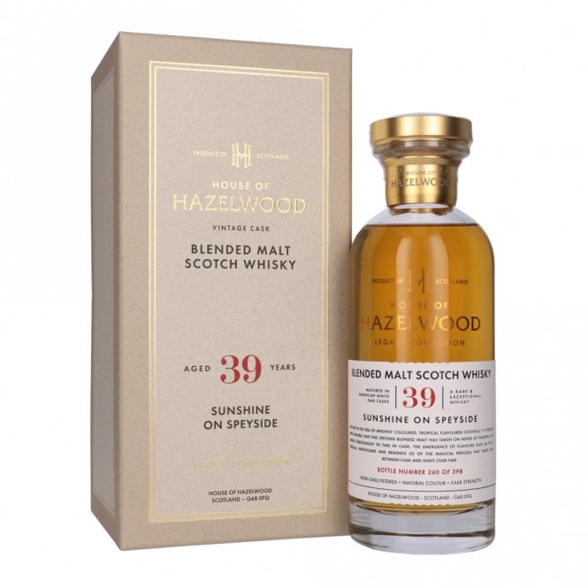 Sunshine On Speyside 39 Year Old - House of Hazelwood Legacy Collection