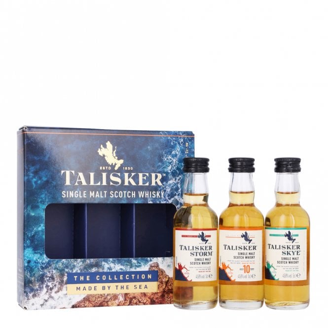 Talisker Gift Pack - Storm, Skye & 10 YO - 3x5cl Miniatures