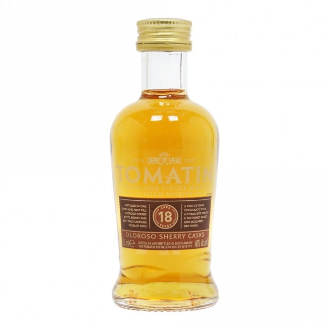 Tomatin 18 Year Old - Sherry Cask - 5cl Miniature