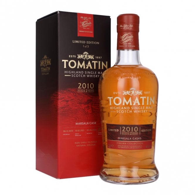 Tomatin 2010 - 12 Year Old - Marsala Casks - Italian Collection