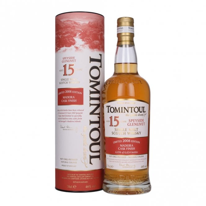 Tomintoul 2008 - 15 Year Old - Madeira Cask Finish