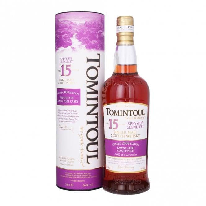 Tomintoul 2008 - 15 Year Old - Tawny Port Pipe Finish