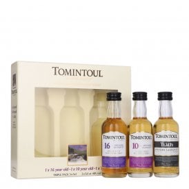 Tomintoul Gift Pack - 10, 16 & Tlath - 3x5cl Miniatures